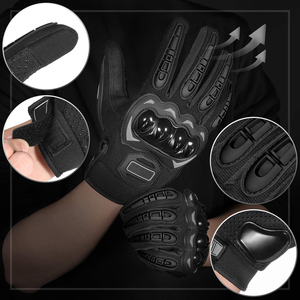 Guantes de Carreras de Dedo Completo con Protección para Nudillos, Antideslizantes, Material de Alta Calidad, Correa de Muñeca Ajustable, para Actividades al Aire Libre y Ciclismo - Product Image 2