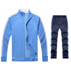 LOW MOQ Men Sporty Side Striped Tracksuit Hot Selling Wholesale Training Jogging Sports Zipper Style Two-Piece Track Suits <b>Sets</b> - Product Image 1