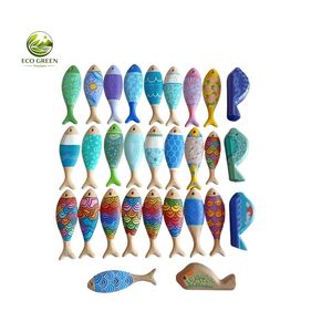 Handmade Ash Wood Fish <b>Wall</b> Decor Polished Modern Hanging Ornament Customized Finish Home Beach Resort Gift Store Boho - Product Image 4