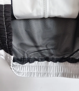 Conjunto Deportivo Corto para Hombre, Chaqueta con Cierre y Pantalones Cortos, Diseño Color Block, Reflectante, de Nailon, Personalizable - Product Image 4