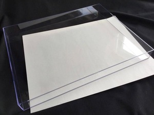 Plateau ovale en acrylique transparent ILAHI avec poignées, léger, motif simple, artistique, pour bricolage, art populaire, fête, Pâques, décoration intérieure - Product Image 2