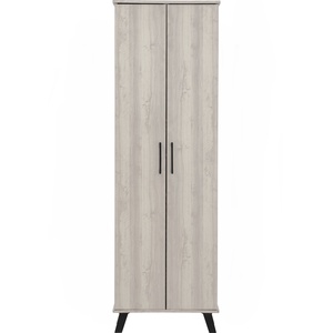 High Quality Compact Wooden Cabinet Double Door <b>Tall</b> Level <b>Storage</b> for Apartment Rental Property and Hallway Walkway Stand - Product Image 3