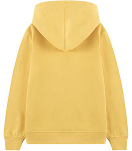 Men Unisex <b>Yellow</b> Zip Up <b>Hoodie</b> Solid Color Casual Hooded Sweatshirt with Pockets Long Sleeve - Product Image 4
