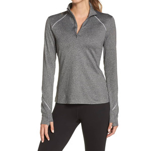 Custom Logo Winter Front <b>Long</b> Sleeve Gym <b>Shirts</b> OEM Quick Dry <b>Women</b> Pullover Crop Top Hoodies Custom Supplier - Product Image 3