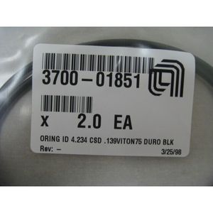 2 nuevos ORINGS AMAT 3700-01851 ID 4.234 CSD .139 75 - Equipo y piezas de semiconductores de confianza de Trusted Global Legacy - Product Image 1