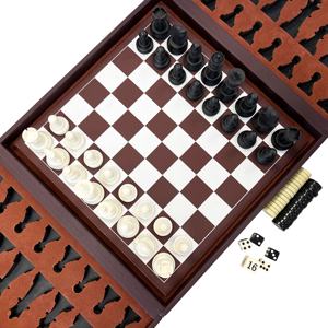 2026 Leather Foldable Backgammon Set-Luxurious Customized <b>Gift</b> <b>for</b> Weddings Parties & Outdoor Use - Product Image 3