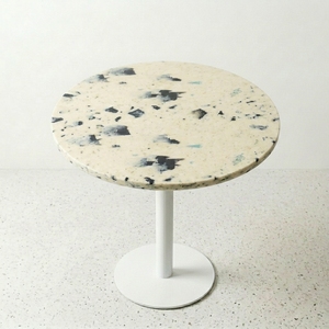 Mesa de Comedor de Plástico Reciclado, Diseño Moderno, Impermeable, Duradera, Ecológica, Apilable, para Uso en Exteriores, Sala de Estar, Hotel, Restaurante - Product Image 3