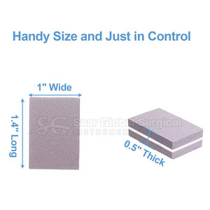 Bloque pulidor de uñas duradero de primera calidad, acero inoxidable EVA, calidad grado A+, textura de superficie fina para el cuidado regular de las uñas - Product Image 5