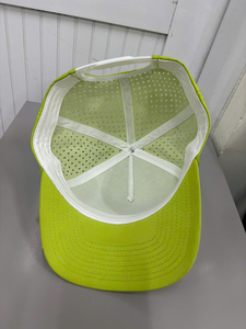 Running Trucker Caps Embroidered 5-Panel Trucker <b>Hat</b> Unisex Adjustable Laser Cut Holes Cap Outdoor Casual Spring <b>Summer</b> - Product Image 5