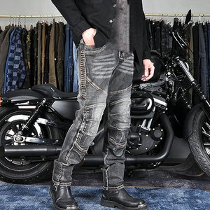 Pantalones Vaqueros de Motocicleta con Diseño Moderno y Elegante para Motociclistas Modernos - Product Image 3