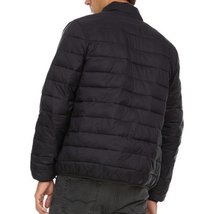 Blouson matelassé et rembourré pour homme, style urbain, grande taille, faible MOQ, haute qualité, logo personnalisé, manteau d'hiver noir pour l'extérieur - Product Image 3