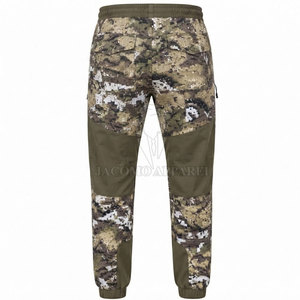 Pantalon cargo de camping pour homme, pantalon tactique de jogging, pantalon d'extérieur avec plusieurs poches de rangement, taille à cordon de serrage et chevilles à revers - Product Image 2