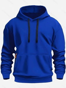 เสื้อฮู้ดซิปผู้ชาย สีพื้น ทรงปกติ สวมใส่สบายๆ สำหรับฤดูใบไม้ร่วง ระบายอากาศได้ดี ผ้าถัก 100% คอตตอน เฟรนช์เทอร์รี่ 2027 - Product Image 4
