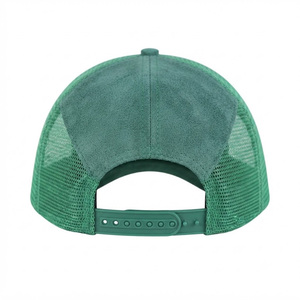 Green Mesh Trucker <b>Hat</b> 6-Panel Adjustable Unisex Casual Cap Spring <b>Summer</b> Style - Product Image 3
