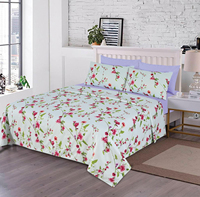 Parure de draps en coton rayé imprimé, magnifique, meilleur prix, vente en gros, draps de lit 100% coton