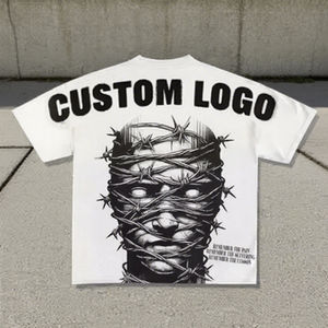 Camiseta extragrande con serigrafía personalizada, diseño y tela a medida para uso casual o streetwear, unisex. - Product Image 2