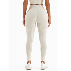 Leggings de sport de qualité supérieure pour femmes, taille haute, effet ventre plat, respirants, pour la gym et l'entraînement, avec logo personnalisé - Product Image 2