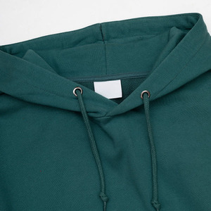 Sudadera con Capucha Unisex Verde Azul Verdoso Oscuro para Invierno, de Forro Polar Suave de Poliéster/Rayón, Ajuste Relajado, Bolsillo Canguro Clásico, Ecológica - Product Image 3