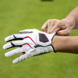 Guantes de Golf para Zurdos de Primera Calidad, Elegantes, de Cuero Sintético y Genuino, con Diseño de Logotipo Personalizado, Transpirables para Deportes - Product Image 4