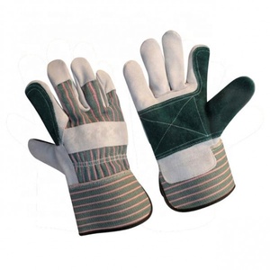 Guantes DE SEGURIDAD DE CUERO dividido a precio de fábrica, resistencia al corte de calor de doble Palma, impermeables, construcción de aparejo canadiense de invierno - Product Image 3