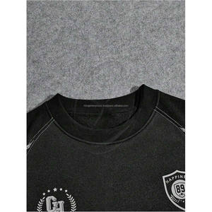 เสื้อสเวตเตอร์แขนยาวสำหรับผู้ชายเสื้อมีฮู้ดแขนยาวพิมพ์ลายกราฟิก - Product Image 6