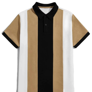 Camisas de Hombre de Alta Calidad, Tejido Sólido Antiarrugas, Casual, con Logotipo Personalizado, Manga Corta de Poliéster, Último Diseño 2026 - Product Image 1