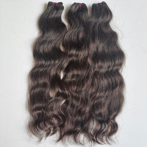 Extensions de cheveux bouclés lâches bruts cambodgiens en gros, vendeur de paquets de cheveux humains bouclés birmans alignés à 100% cuticules brutes - Product Image 5