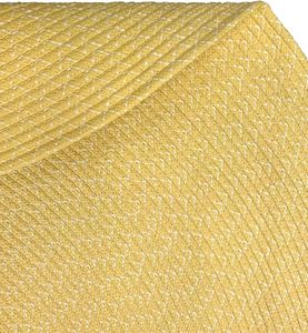 Producto Más Vendido, Mantel Individual Ovalado Amarillo Hecho de Poliéster, Mantel Decorativo para Mesa de Comedor Interior y Exterior para el Hogar - Product Image 1