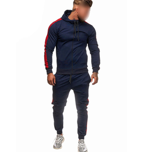 2026 Customized Logo Print Simple Tracksuits, OEM Service Breathable Premium Quality Own Contrast Color Men Wear Tracksuits - Product Image 1