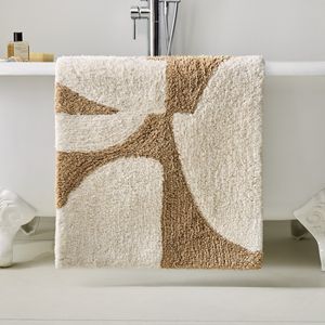 100% Cotton Hand Tufted Designer Bath <b>Mat</b> | Soft <b>Absorbent</b> Anti-Slip Luxury Bathroom Rug OEM Custom - Product Image 2