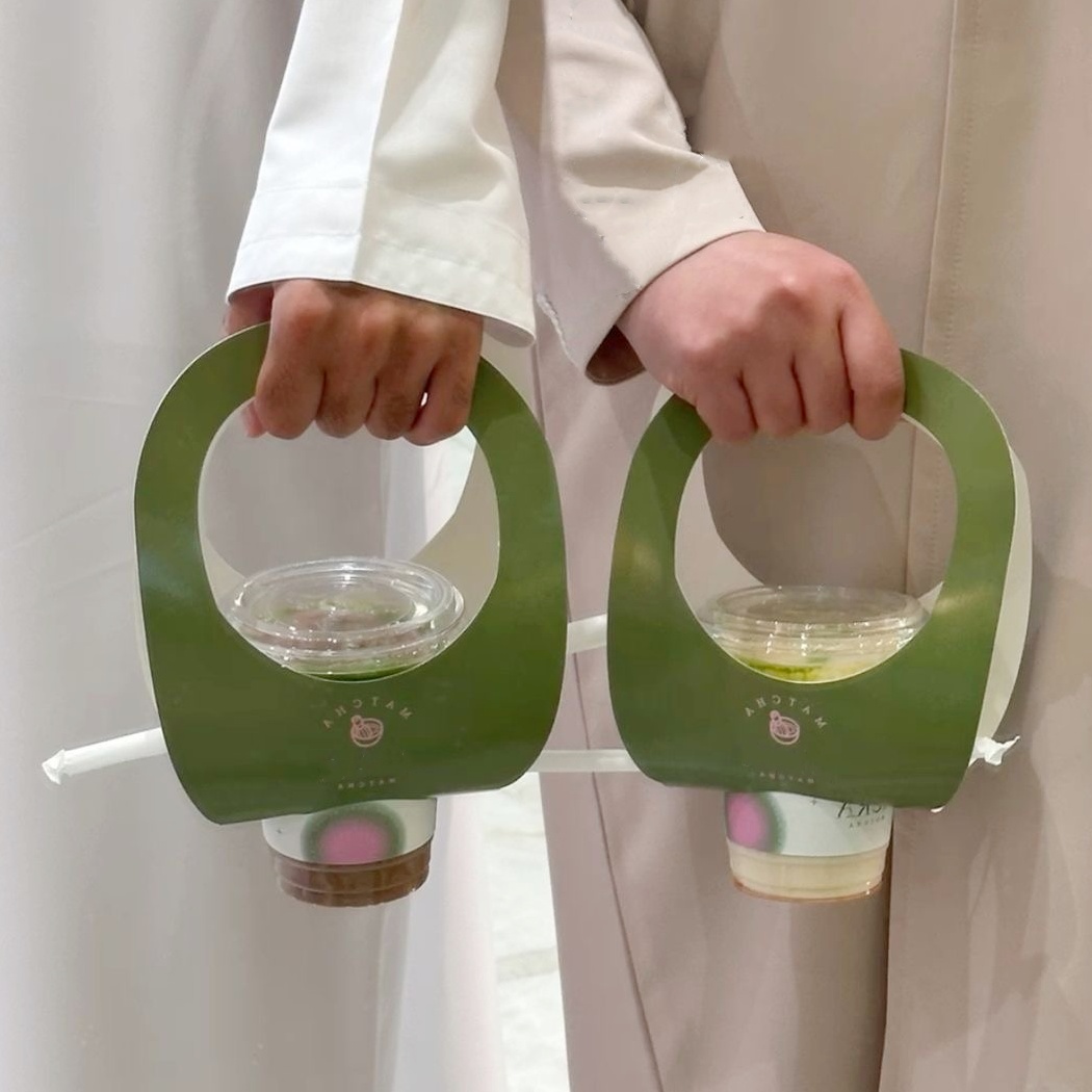 Disposable Coffee Tea Hot Drink Takeaway Cup Holder 1/2/4 Cup Carrier for Delivery Takeout Cup Carriers with Your Logo Printing
