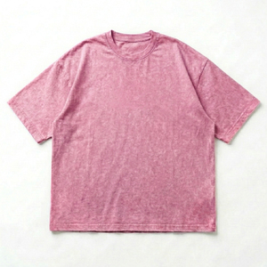 Camiseta de Algodón 100% con Tinte Mineral Lavado al Ácido, Transpirable, de Secado Rápido, con Estampado, para Hombre, Talla Grande, Retro, Calidad Premium, Estándar de Exportación - Product Image 5
