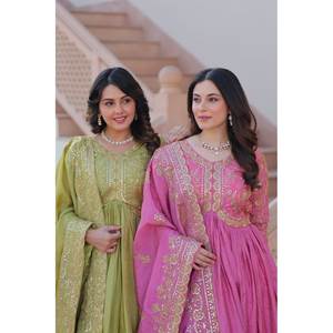 Lentejuelas y vestido de noche multibordado para fiestas Vestido elegante con mano de obra impresionante - Product Image 5