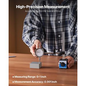 Indicatore di Misura Professionale con Quadrante Grande di Facile Lettura, Precisione 0,001 Pollici, Intervallo di Misurazione 0-1 Pollici per Diametro Interno - Product Image 2