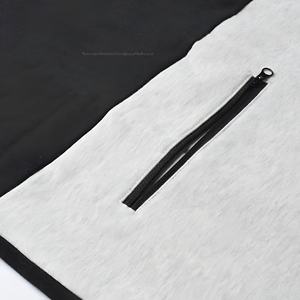 High Quality Men’s Oversized Colorblock Crew Neck Sweatshirt Cotton Fleece Casual Streetwear Winter Bulk Wholesale OEM - Product Image 6