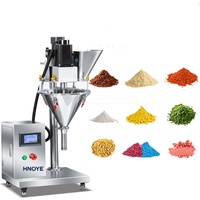 Remplisseuse semi-automatique à vis sans fin pour poudres 0,5-100g pour épices, café, protéines, farine, produits chimiques