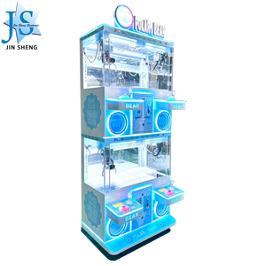 2025 nouveau populaire pas cher intérieur et extérieur 4 joueurs Mini Arcade griffe Machine grue Machine en peluche jouet à jetons jeu idée cadeau - Product Image 4