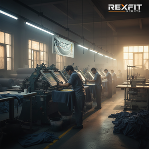 Sweat à capuche zippé oversize pour homme Rexfit Sport, en coton épais, broderie personnalisée, effet délavé, coupe ample - Product Image 6