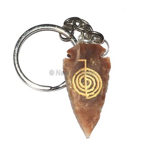 Fournisseur de porte-clés avec pointes de flèches gravées Om en ligne - Product Image 4