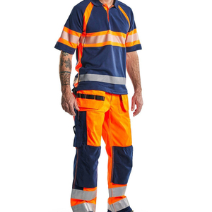 High Quality Safety <b>Work</b> Wear Reflective Tape Polyester Cotton Cargo <b>Construction</b> <b>Work</b> Pants Made In Pakistan - Product Image 1