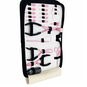 Kit Profesional de Lujo para Instalación de Extensiones de Cabello de Acero Suave Negro, Juego Completo Premium para Aplicación de Extensiones de Cabello - Product Image 2