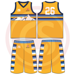 Ensemble d'uniformes de basketball légers Crystal Sports – Maillot sans manches et short personnalisables pour entraînement et matchs d'équipe - Product Image 6