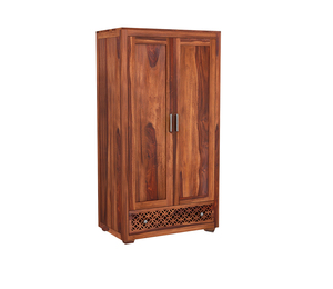Muebles de Madera Hechos a Mano de Diseño Moderno, Armario de Madera Sheesham de Doble Puerta, Armario para Ropa, Armario de Almacenamiento - Product Image 2