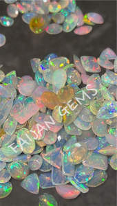 Cabochon de pierres précieuses en vrac à facettes en opale éthiopienne naturelle de très haute qualité Forme de mélange Taille personnalisable Certifié par une tierce partie - Product Image 4