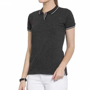 Proveedor Mayorista de Camisetas Polo de Manga Corta para Mujer, Tejido Transpirable de Secado Rápido, Mezcla de Algodón para Deportes de Verano - Product Image 2
