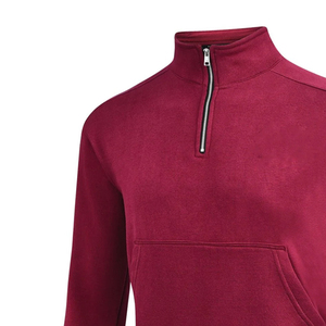 Sweat-shirt à col zippé pour homme, haute qualité, style streetwear, best-seller, léger, demi-zip. - Product Image 5