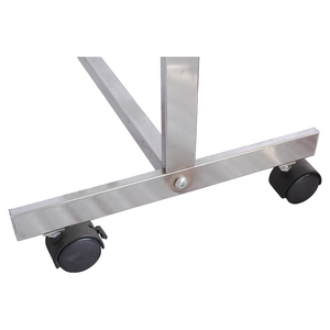 Porte-vêtements pliable en métal robuste, design moderne et luxueux, pour présentation en magasin, OEM ODM Vietnam, autoportant - Product Image 5