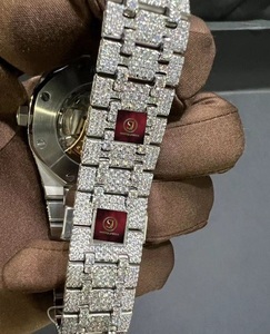 Reloj Mecánico de Lujo de Alta Calidad con GPS, Diamantes y Correa de Acero Inoxidable, 40 mm, Analógico, con Fecha, Resistente al Agua, Unisex, de Moda - Product Image 3