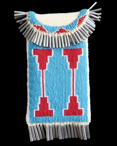 กระเป๋าถือลูกปัดทำมือสไตล์มาร์ดิกราส์  ซองใส่โทรศัพท์มือถือลูกปัดเม็ดเล็ก ดีไซน์ทันสมัยไม่ซ้ำใคร พร้อมหูหิ้วสำหรับพกพา - Product Image 4