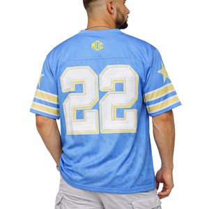 Jersey de Fútbol Americano para Hombre de Calidad de Exportación, Transpirable, de Malla de Poliéster, Uniforme de Equipo, Número Personalizado, Fabricante de Ropa Deportiva OEM, EE. UU. - Product Image 3